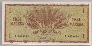 Banknote from Finland