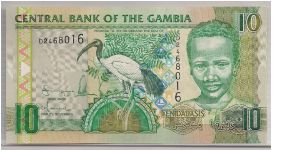 Gambia 10 Dalasis 2006 PNEW. Banknote