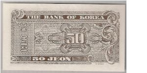 Banknote from Korea - South