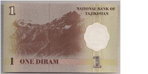 Banknote from Tajikistan