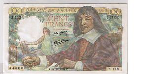 FRANCE 100 FRANCS Banknote