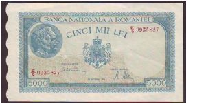 5000 l Banknote