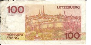 Banknote from Luxembourg