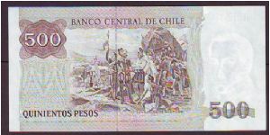 Banknote from Chile