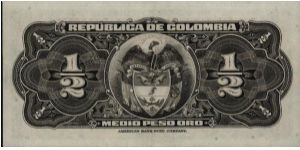 Banknote from Colombia