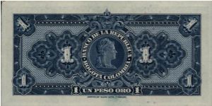 Banknote from Colombia