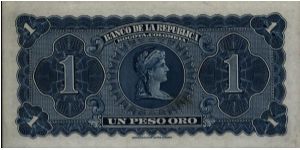 Banknote from Colombia