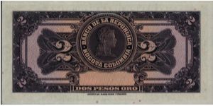 Banknote from Colombia
