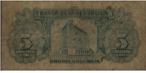 Banknote from Colombia