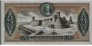 Banknote from Colombia