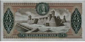 Banknote from Colombia