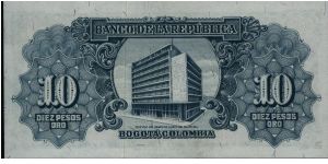 Banknote from Colombia