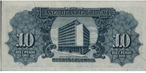 Banknote from Colombia