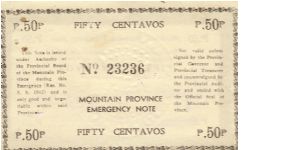 Banknote from Philippines
