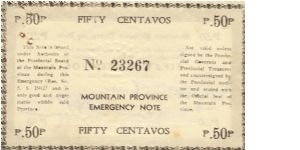 Banknote from Philippines