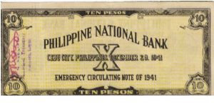 Banknote from Philippines