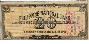 Banknote from Philippines