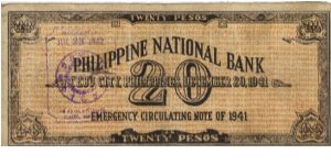 Banknote from Philippines