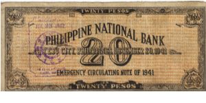 Banknote from Philippines