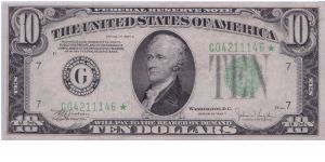 1934 C $10 CHICAGO FRN


**STAR NOTE** Banknote