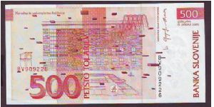 Banknote from Slovenia