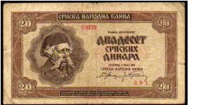 20 Dinara__
Pk 25__

01-May-1941
 Banknote