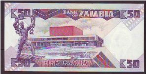 Banknote from Zambia