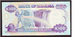 Banknote from Zambia