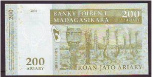 Banknote from Madagascar