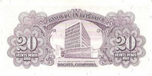 Banknote from Colombia