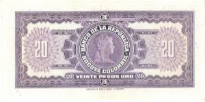 Banknote from Colombia