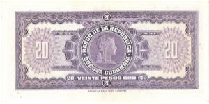 Banknote from Colombia