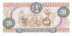 Banknote from Colombia