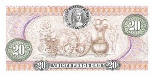 Banknote from Colombia