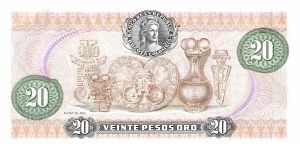 Banknote from Colombia