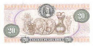 Banknote from Colombia