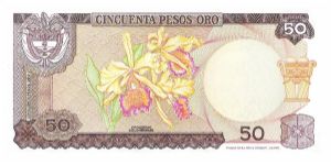 Banknote from Colombia