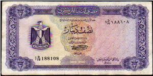 1/2 Dinar__
Pk 34 b Banknote