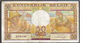 Banknote from Belgium