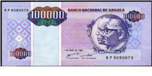 100'000 Kwanzas Reajustados__

Pk 139__

01-May-1995
 Banknote