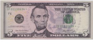 2006 $5 ATLANTA FRN

**STAR NOTE**

**COLORIZED NOTE** Banknote