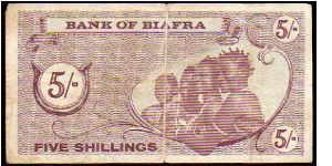 Banknote from Biafra