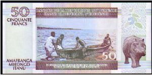 Banknote from Burundi