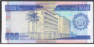 Banknote from Burundi