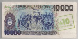 Banknote from Argentina