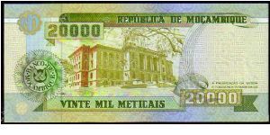 Banknote from Mozambique