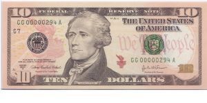 2004 A $10 CHICAGO FRN

**SUPER LOW 3 DIGIT SERIAL**


**BEP SPECIAL ISSUE**

**1 OF ONLY 3000 NOTES** Banknote