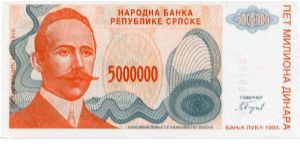 Banknote from Bosnia