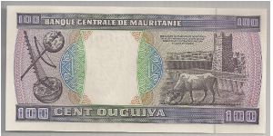 Banknote from Mauritania