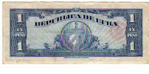 Banknote from Cuba